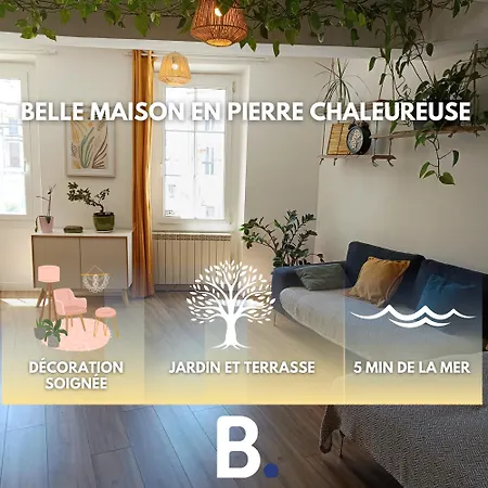 Belle Maison Lumineuse En Pierre Catalogne - Argeles Sur - Collioure بيت للعطل Palau-del-Vidre